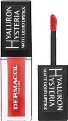 Produktbild von Dermacol Hyaluron Hysteria Matte Liquid Lipstick mattierender flüssiger Lippenstift Nr.12 4,5 ml
