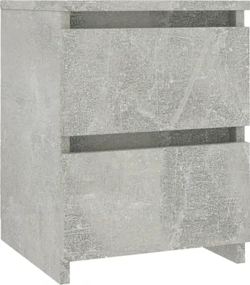 Produktbild von vidaXL Noční stolek Concrete Grey 30×30×40 cm Dřevěný materiál