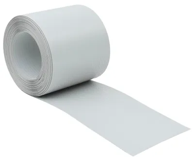 Image de vidaXL Bandes de protection visuelle 10 pcs. Gris clair 252,5x19 cm PVC