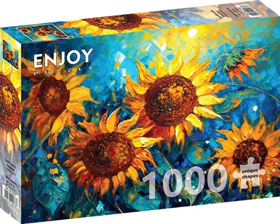 Obrázok produktu pre Puzzle 1000 dielov Enjoy – Slnečnice: Znovuzjednotenie