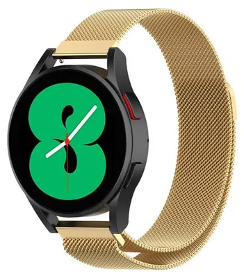 Produktbild von By Qubix Milanaise-Armband - Gold - passend für Huawei Watch GT 6 / GT 6 pro - 46 mm