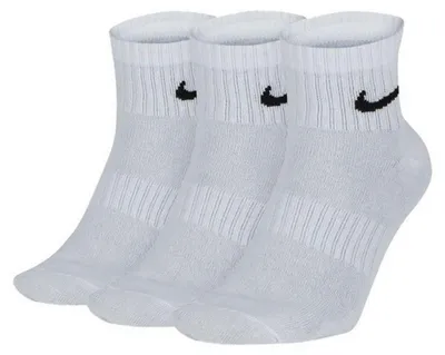 Immagine prodotto di Nike - Calzini leggeri da uomo - Uso quotidiano (confezione da 3) PP6674 (42 EU - 47 EU) (Bianco)