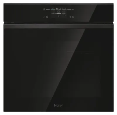 Zdjęcie produktu dla Haier ID Series 6 H6 ID68C5YTB, Duży, Kuchenka elektryczna, 78 l, 78 l, Hydrolityczny + pirolityczny, Wbudowany