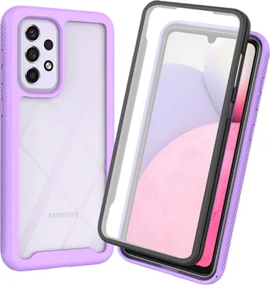 A product shot of a phone case and a phone with a case.