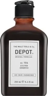 Productafbeelding van Depot No. 104 Zilveren shampoo, shampoo om gele tinten te neutraliseren, 250 ml