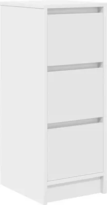 Produktbild von Sideboard Weiß 29,5x34x76 cm Holzwerkstoff