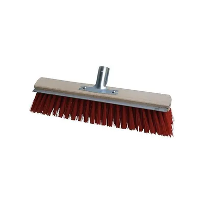 Immagine prodotto di Scopa a tutto tondo con bordo raschiante in metallo larghezza 400 mm - con supporto in metallo Ø 28 mm - setole Elaston - Germany