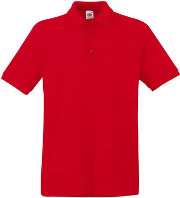 Produktbild von Fruit of the Loom Herren kurzarm Poloshirt Polo Shirt Polohemd T-Shirt, Größe:XL, Farbe:Rot