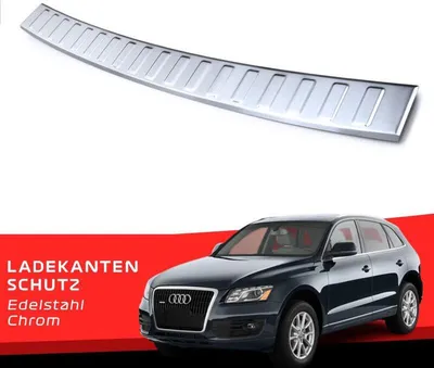 Produktbild von Edelstahl Ladekantenschutz Chrom poliert Stoßstangen Schutz für Audi Q5 8RB 08-16