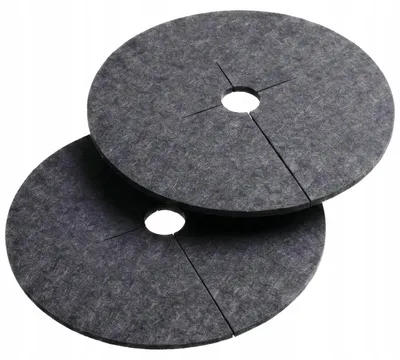 Produktbild von Unkrautvlies - Mulchscheiben - 41 cm - 10er-Set - Unkrautsperre - Für Pflanzen und Bäume