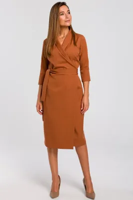 Produktbild von Stylove Midikleid für Frauen Krystyn S175 bordo M