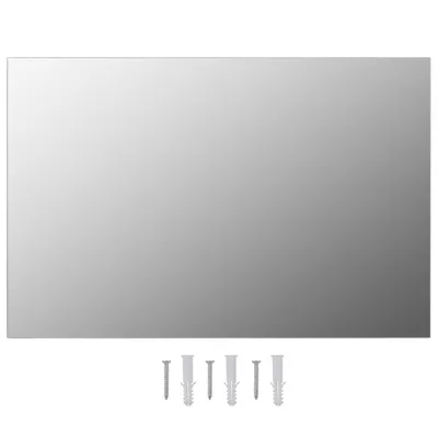 Image de vidaXL Miroir mural 2 pcs. 60 x 40 cm Rectangulaire verre
