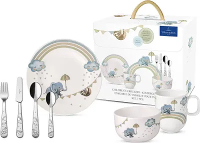 Produktbild von Villeroy & Boch Walk like an Elephant Kindergeschirrset 7tlg