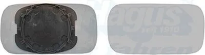 Produktbild von VAN WEZEL Spiegelglas Außenspiegel Rechts für FIAT PUNTO (176) Konvex Unbeheizt 1754832