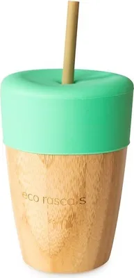 Immagine prodotto di Tazza grande in bambù da 240 ml, verde, ecologica