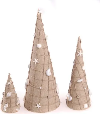 Produktbild von Deko-Bäumchen, 3er-Set, Weihnachtsdeko