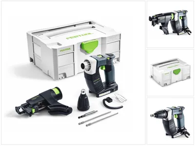 Immagine prodotto di Festool DWC 18-4500 Li Basic Avvitatore per cartongesso a batteria Duradrive 18V ( 574747 ) in valigetta Systainer - senza batteria, senza caricabatterie