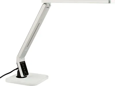 Produktbild von Lindby - Design Schreibtischlampe weiß inkl. LED mit Touchdimmer - Eleni Touch-funktion I Wohnzimmer I Schlafzimmer - Stahl Länglich - I (nicht austauschbare) LED