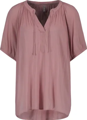 Produktbild von EIGHT 2 NINE Luftige Viskosebluse mit V-Ausschnitt und Kurzarm Größe: S
