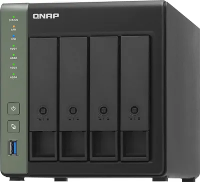 Produktbild von QNAP TS-431X3, NAS, Tower, Annapurna Labs, Alpine AL-314, 4 GB, DDR3