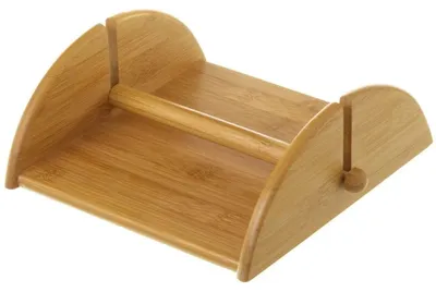 Produktbild von HowHomely Serviettenhalter Serviettenständer Bambus 19x19x7 cm Tischdeko