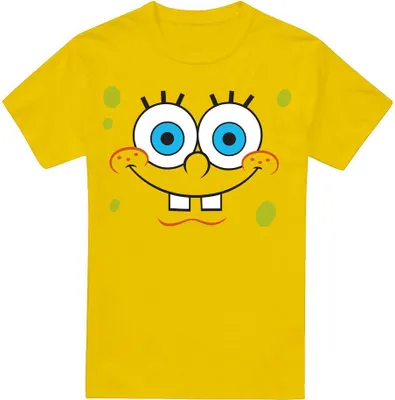 Immagine prodotto di SpongeBob SquarePants - Maglietta "Smiling" da uomo TV6527 (XL) (Giallo)