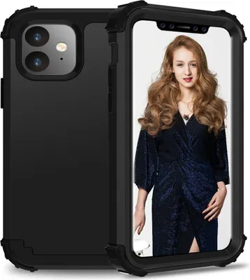 Produktbild von Mobigear Ultra Tough iPhone 11 Hülle Hardcase Backcover Stoßfest - Schwarz