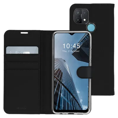 Produktbild von Accezz Wallet TPU Klapphülle Oppo A15 - Schwarz