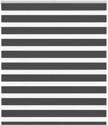 Produktbild von Doppelrollo Schwarz 130x150 cm Stoffbreite 125,9 cm Polyester
