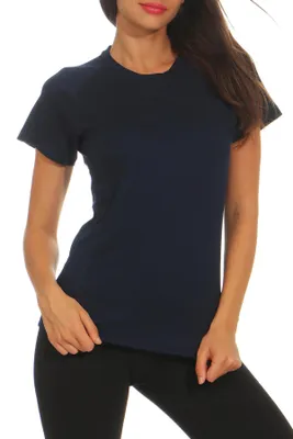 Produktbild von Mivaro Damen Sport T-Shirt atmungsaktiv schnelltrocknend Funktionsshirt aus Polyester mit Cool Dry Effekt Regular Fit