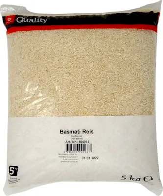 Produktbild von Transgourmet Quality Basmati Reis 5 kg Vorrat Gastro