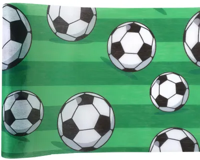 Produktbild von Tischläufer Vlies Fußball EM WM Mottoparty Kindergeburtstag