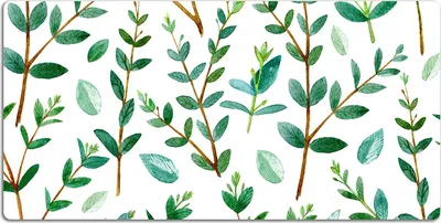 Produktbild von Schreibtischmatte Tischunterlage 90x45 cm Mauspad - Grüne Zweige