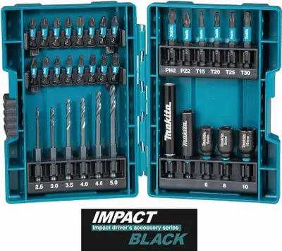 Produktbild von Bohrer- und Bit-Set (33-teilig) Impact - MAKITA B-66896