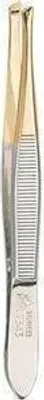Zdjęcie produktu dla Pęseta Erbe wygięta w kolorze złotym 92343