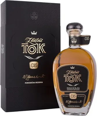 Produktbild von Zlatni tok Pflaumenschnaps 5 aus Serbien 0,7L