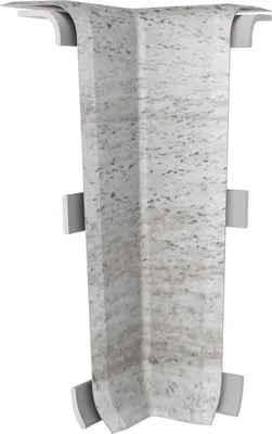 Zdjęcie produktu dla VILO Narożnik wewnętrzny do listwy przypodłogowej ESQUERO 630 – Concrete Inscription – 2 sztuki – wodoodporny