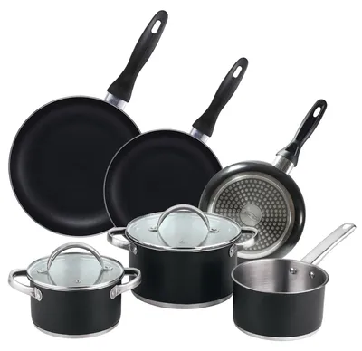 5-tlg. Kochtopf- und Pfannenset, Ø 16–24 cm, Aluminium