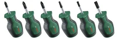 Produktbild von Handwerkzeuge Schraubendreher-Set, kurz 6-tlg.