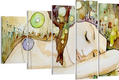 Produktbild von Bild auf Leinwand - Leinwandbild - Frau modern - 150x100cm - Wand Bild - Wanddeko - Wandbilder - Leinwanddruck - Bilder - Kunstdruck - Wanddekoration - Leinwand bilder - Wandkunst - EG150x100-3553
