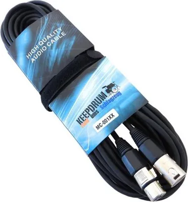 Immagine prodotto di keepdrum MC-001XX Cavo per microfono XLR 15 m