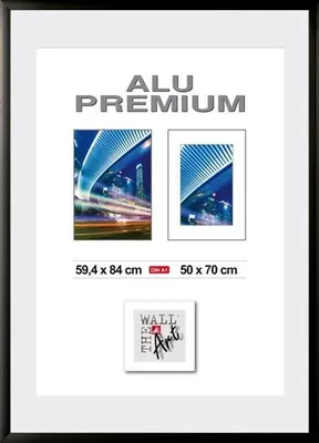 Produktbild von Aluminiumrahmen Quattro schwarz, 59,4 x 84 cm (DIN A 1)