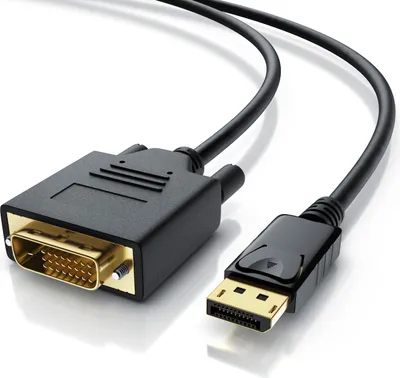 Immagine prodotto di Cavo video CSL DisplayPort, 20 pin, DVI-D, cavo monitor,  HDCP e EDID, risoluzione FHD - 2 m