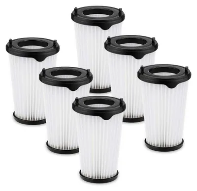 Produktbild von 6 Stück CX7 & QX8 Filterset kompatibel mit AEG CX7-2 & QX8, HEPA-Ersatzfilter passend für CX7-2-45an, CX7-2-i360, CX7-2-s360 | Für kabellose Haushaltsstaubsauger