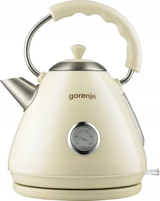 Zdjęcie produktu dla Czajnik elektryczny Gorenje K17cli, 2200W, styl retro, regulacja temperatury, obrotowy filtr, pojemność 1,7L