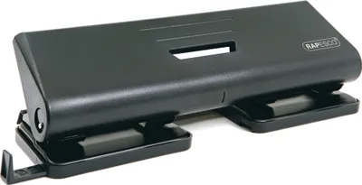 Immagine prodotto di RAPESCO PF75P0B1 RAPESCO Perforatrice a quattro fori 75-P, capacità di perforazione: 16 fogli, nero