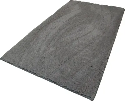 Produktbild von Batex Badematte Badteppich Badvorleger Duschvorleger Badezimmerteppich 60x100cm Valentina Grau
