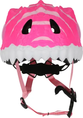 Produktbild von CRAZY SAFETY Fahrradhelm Dino mit In-Mold Polycarbonat Schale 0156 Pink S (49-55cm)