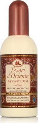 Produktbild von Tesori d’Oriente Byzantium, Unisex, 100 ml, Nicht nachfüllbare Flasche, Mandel, Zimt, Mimose, Honig, Rose, Adlerholzbaum, Vanille, Weißer Moschus