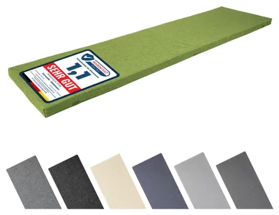 Produktbild von Garronda Bankauflage 160x40 cm ca. 4 cm dick Sitzkissen Outdoor für Gartenbank und Hollywoodschaukel Polster Auflage für Sitzbank wasserabweisend UV-beständig mit Bändern GD-0220 Grün